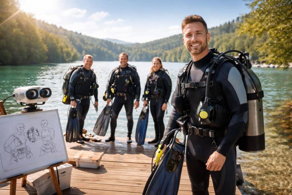 Frischer Wind beim Scuba-Team-Kärnten am Längsee