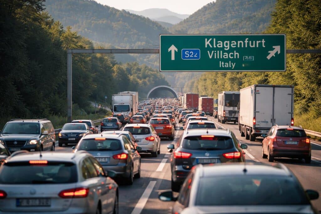 A2 Süd Autobahn, Graz Richtung Klagenfurt