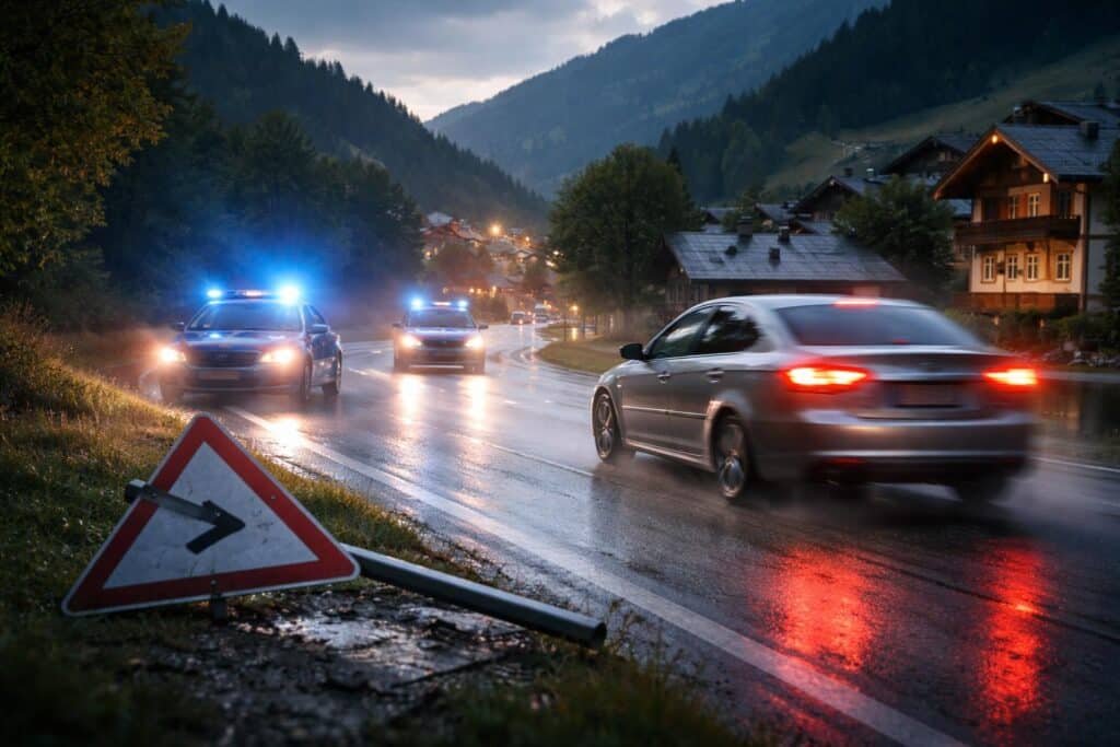 Anruf bei Polizei: Verfolgungsjagd mit Alkolenker in Bad Kleinkirchheim