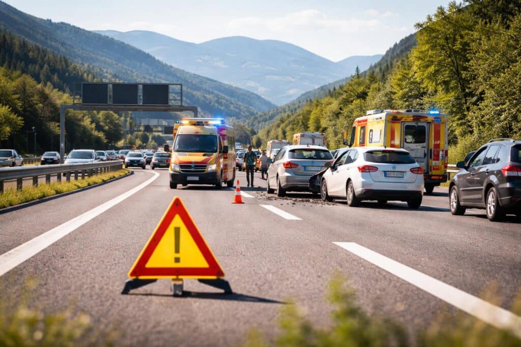 A2 Süd Autobahn, Graz Richtung Klagenfurt