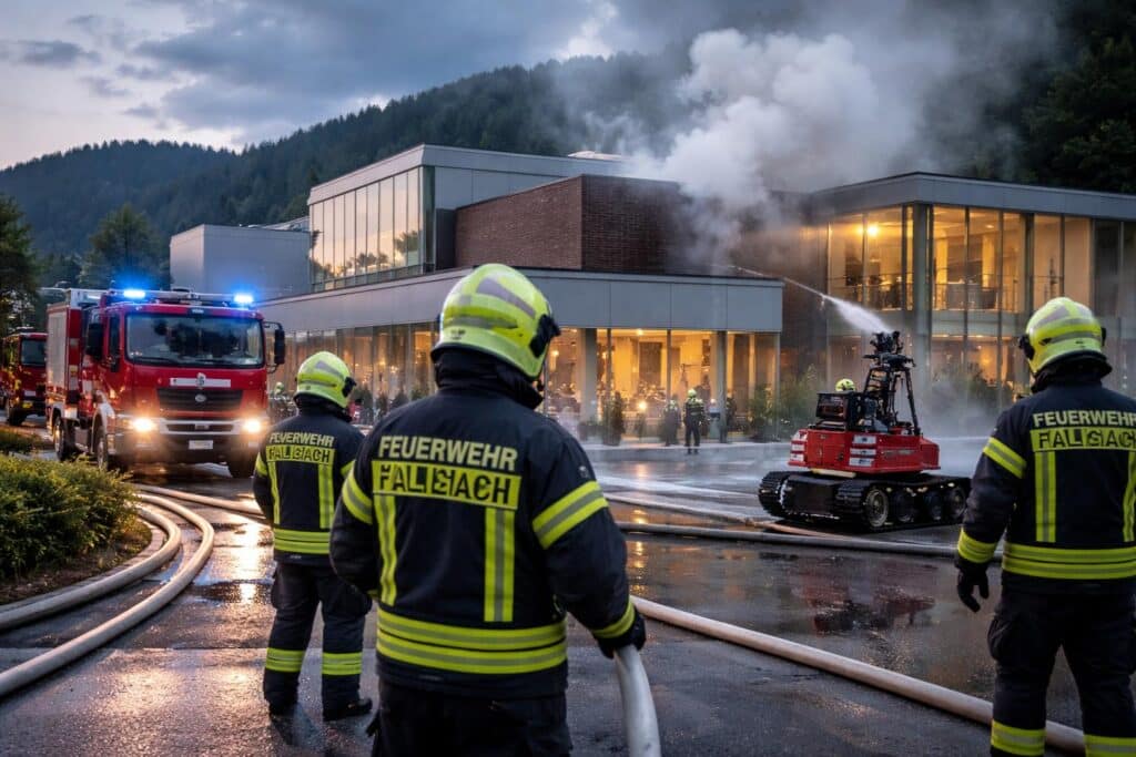 Brandereignis in Villach