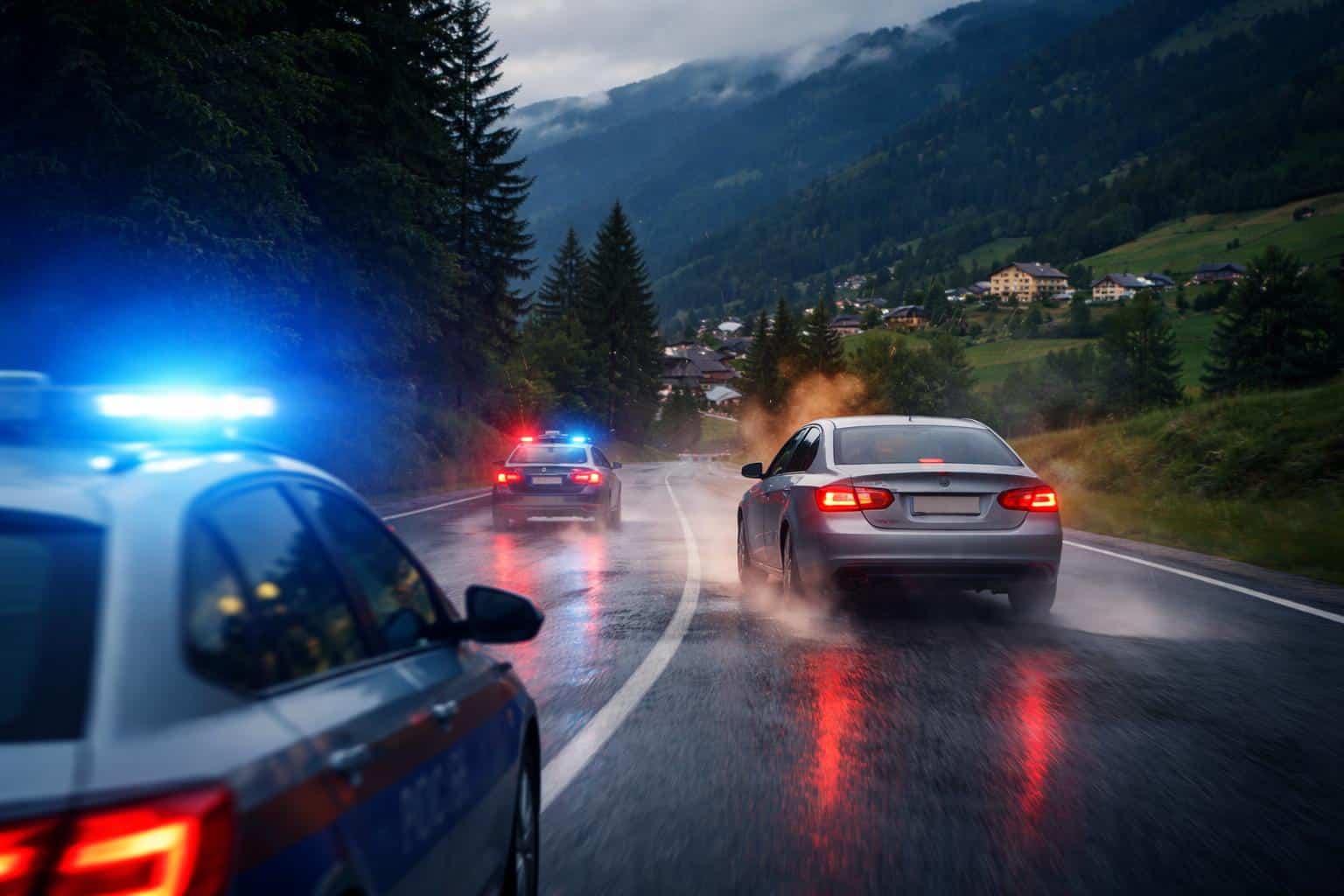 Betrunkener Lenker flüchtete vor Polizei