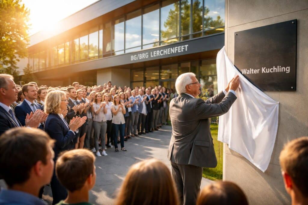 BG/BRG Lerchenfeld: Sporthalle nach Walter Kuchling benannt