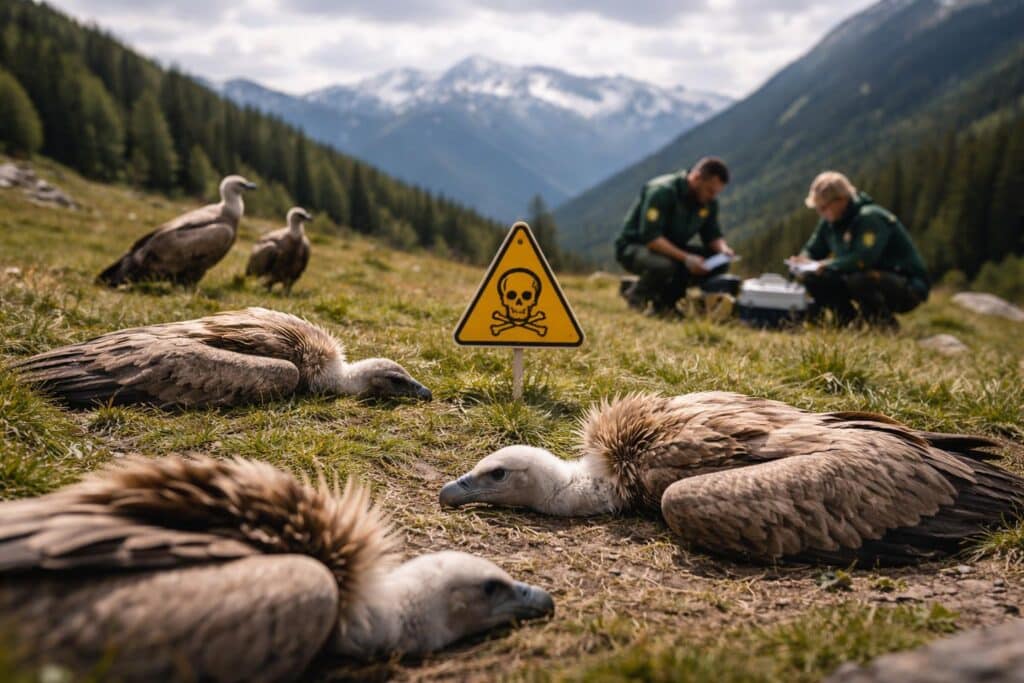 Mehrere Gänsegeier im Lesachtal mit Pestizid vergiftet