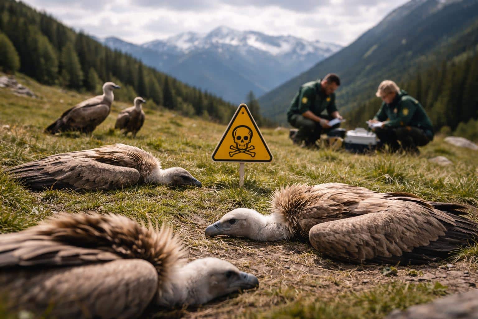 Mehrere Gänsegeier im Lesachtal mit Pestizid vergiftet