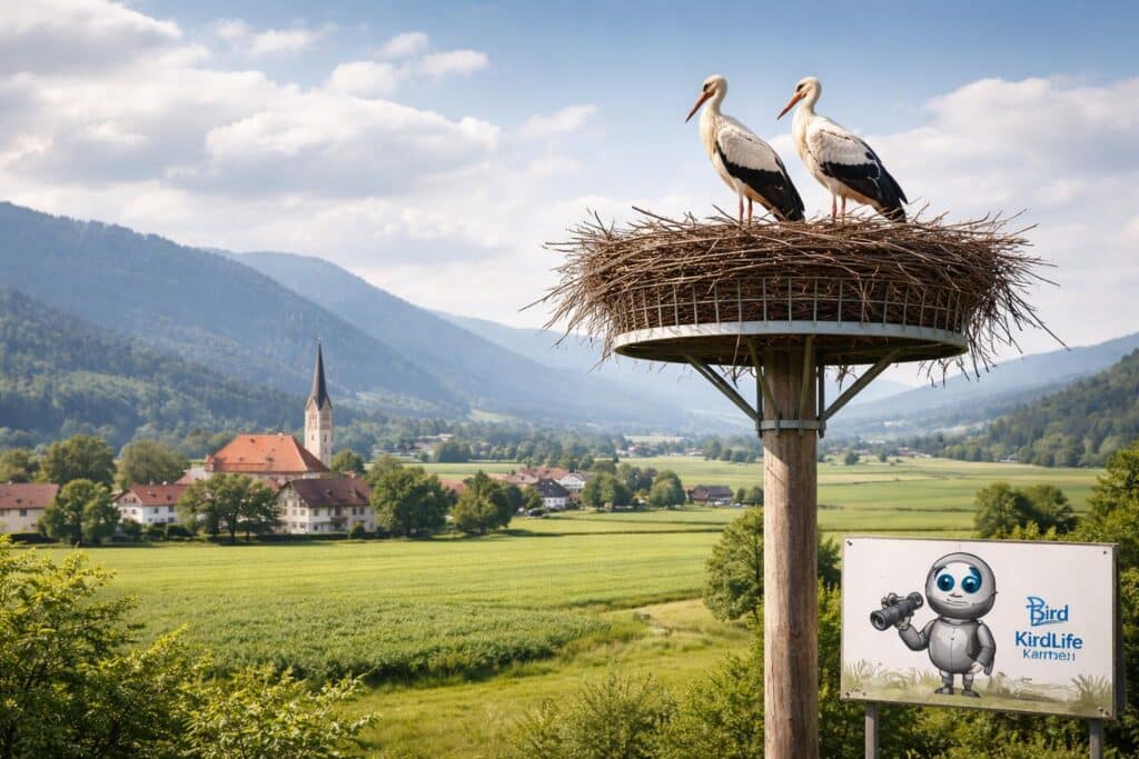 Neuer Kunsthorst soll Weißstörche nach Althofen locken