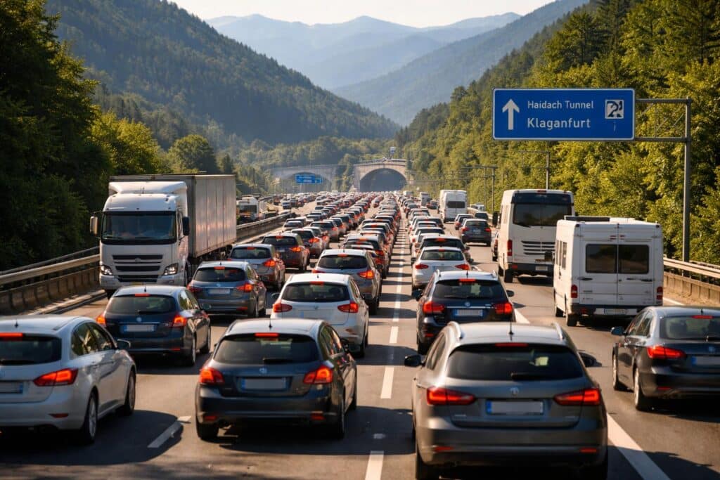 A2 Süd Autobahn, Graz Richtung Klagenfurt