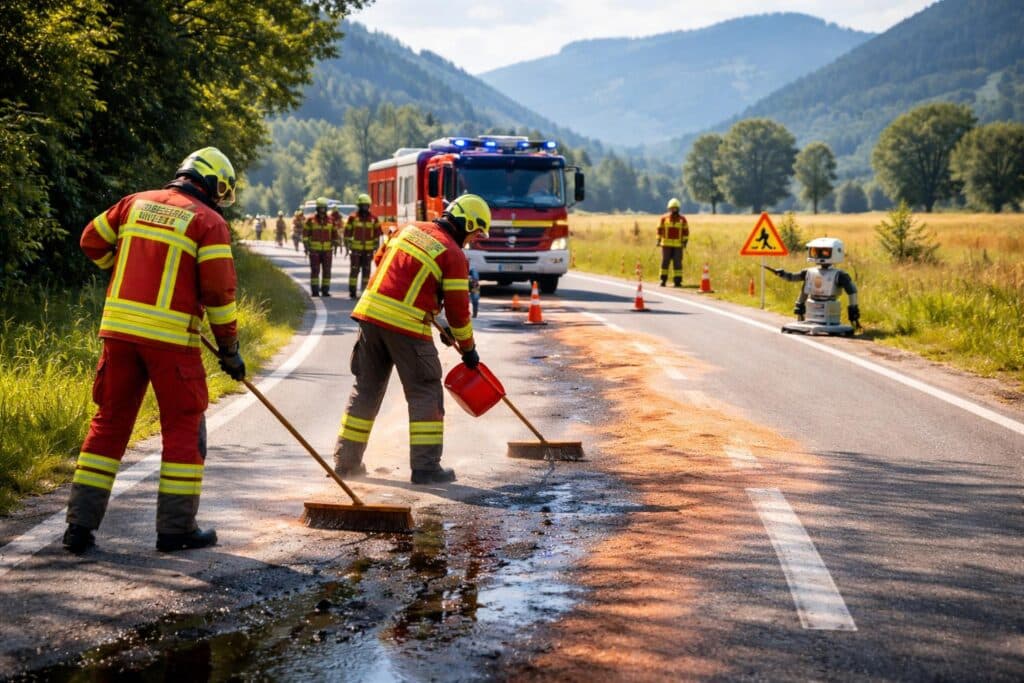 Kilometerlange Ölspur entfernt