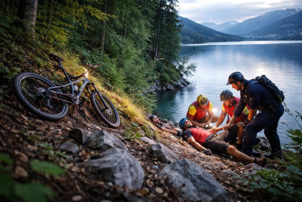Mountainbikeunfall