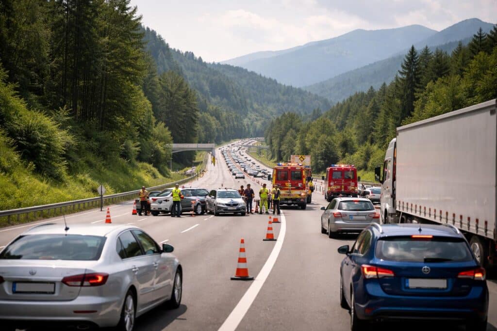 A2 Süd Autobahn, Graz Richtung Klagenfurt