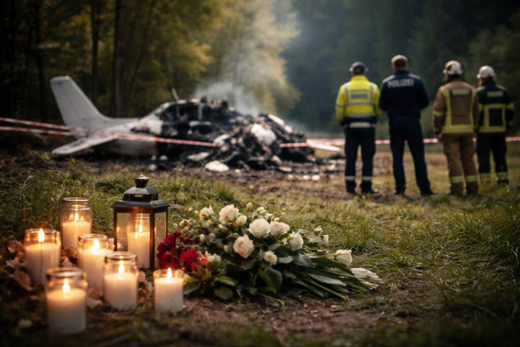 Trauer nach Flugzeugabsturz