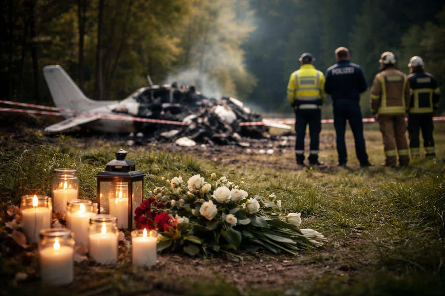Trauer nach Flugzeugabsturz