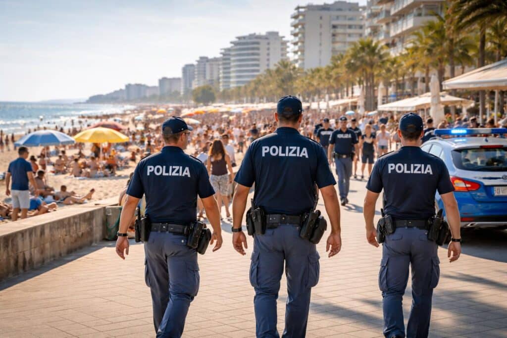 Nach Massenschlägereien rücken in Jesolo 50 Polizisten mehr an