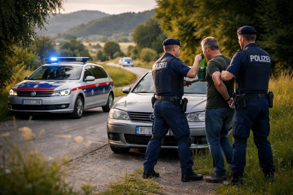 Alkolenker mit Fahrerflucht im Bezirk Wolfsberg