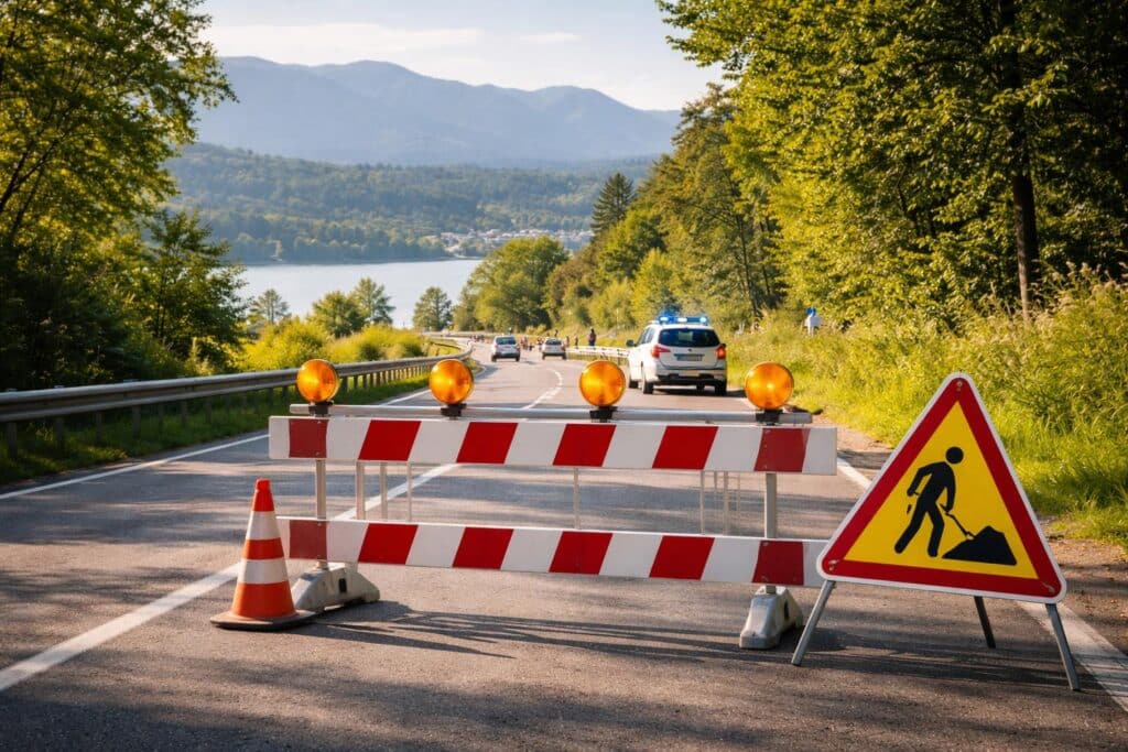 B70d Harbacher Straße, Klagenfurt Richtung Velden