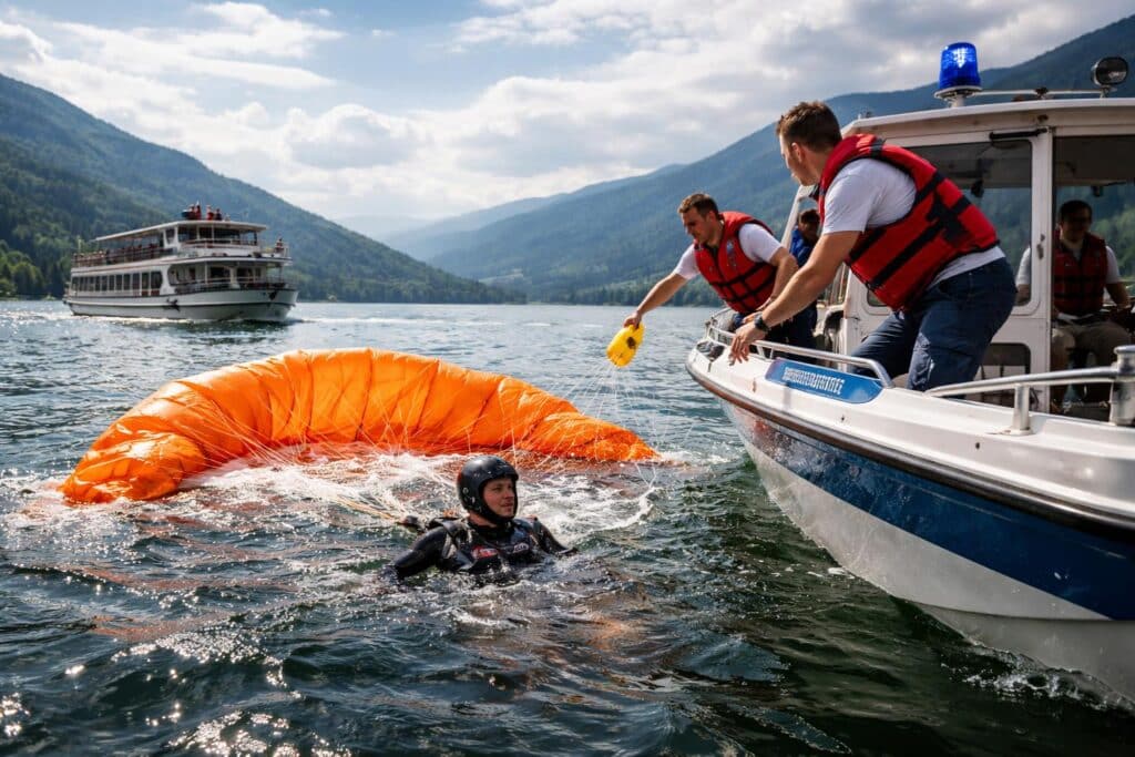 Absturz eines Paragleiters