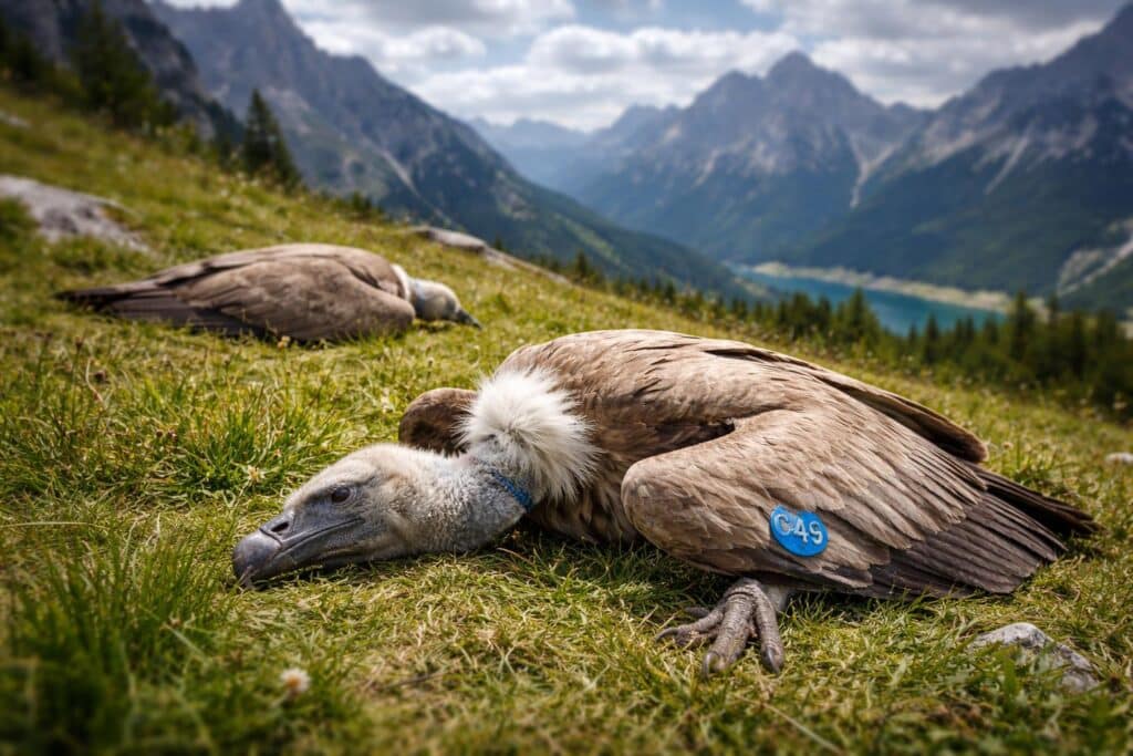 Sorge in Friaul wegen toter Gänsegeier
