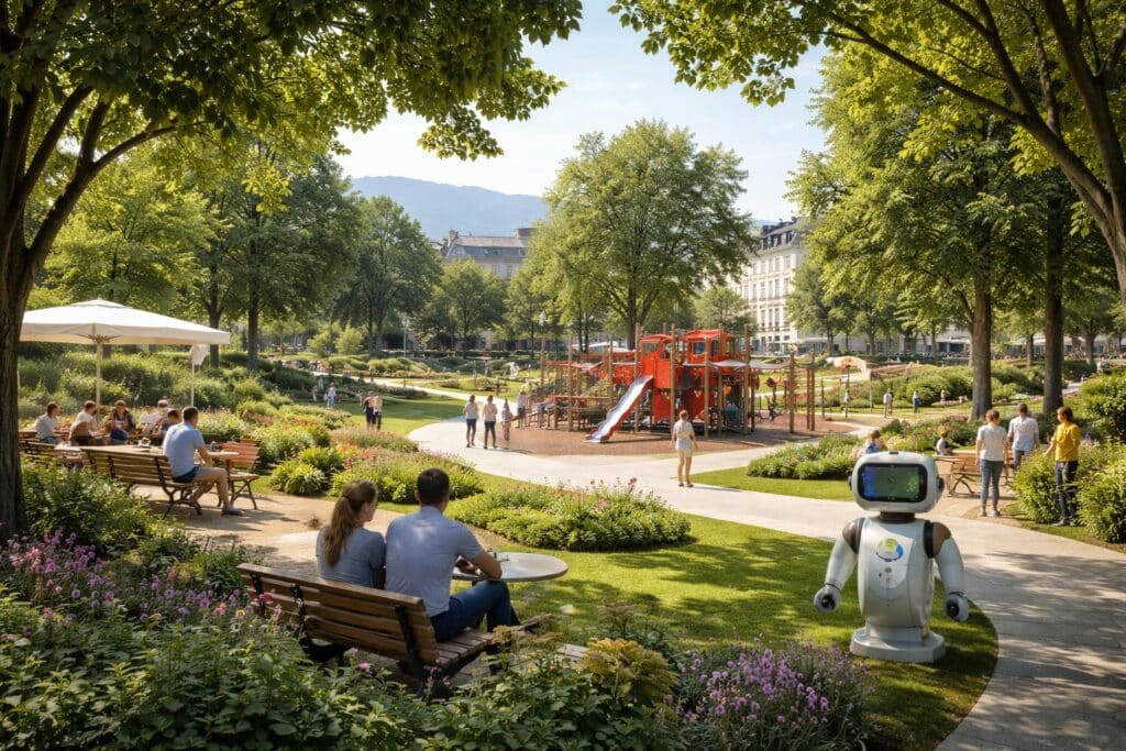 Neuer Park in der Innenstadt geöffnet