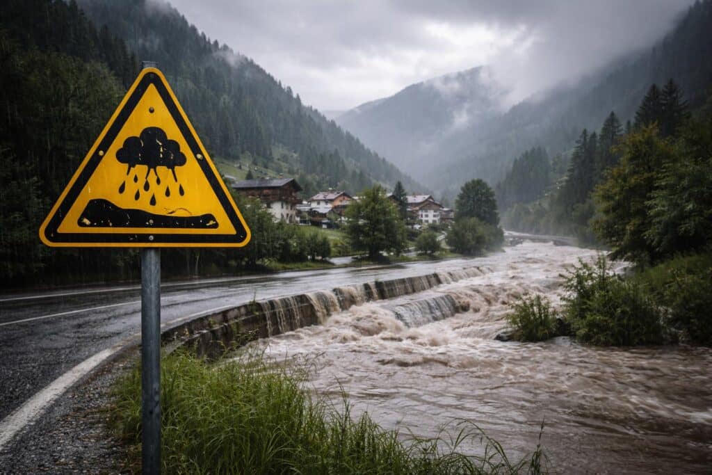 Starkregenwarnung für Kärnten und Osttirol: Bis zu 80 Liter in 24 Stunden
