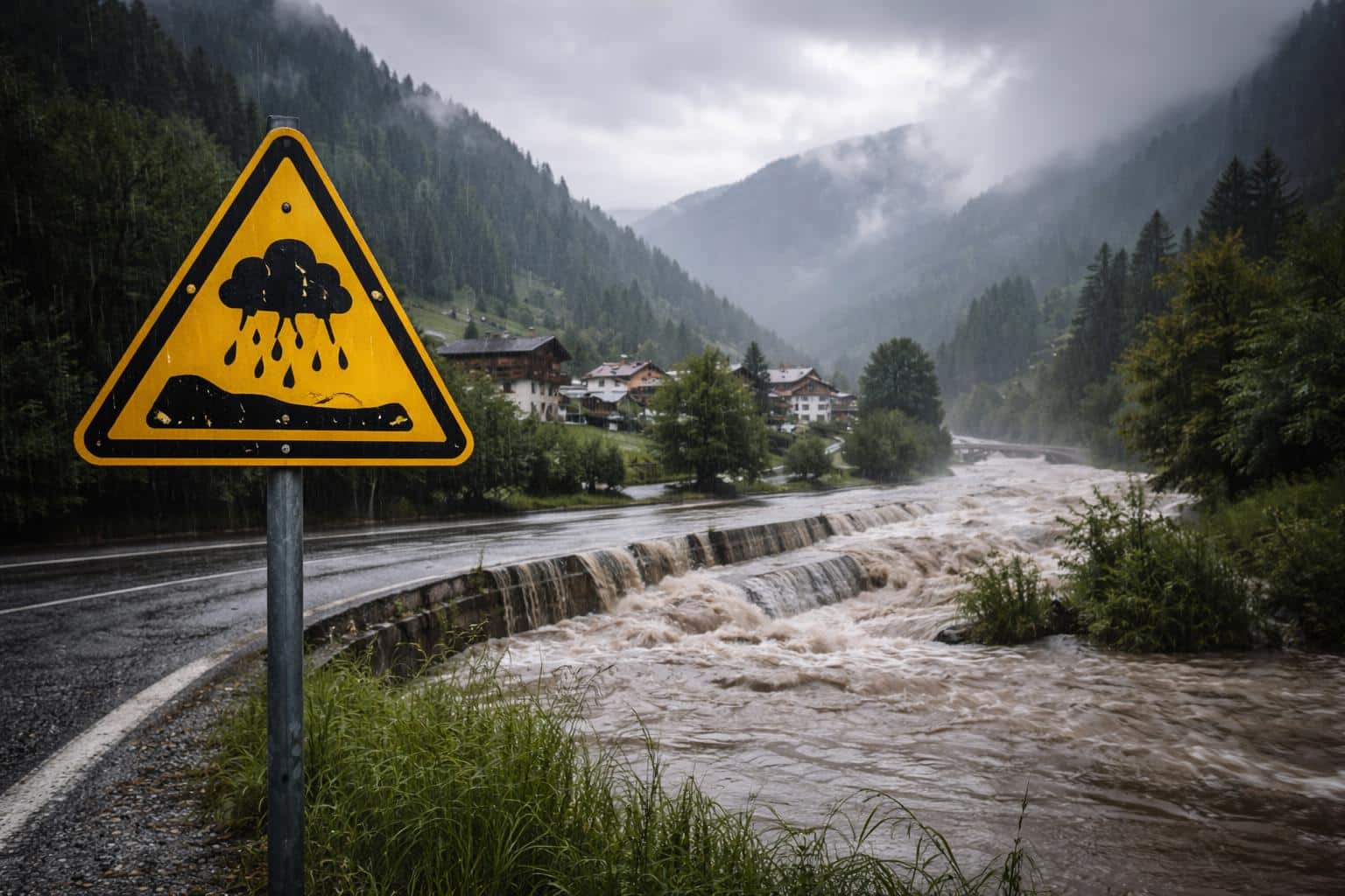 Starkregenwarnung für Kärnten und Osttirol: Bis zu 80 Liter in 24 Stunden