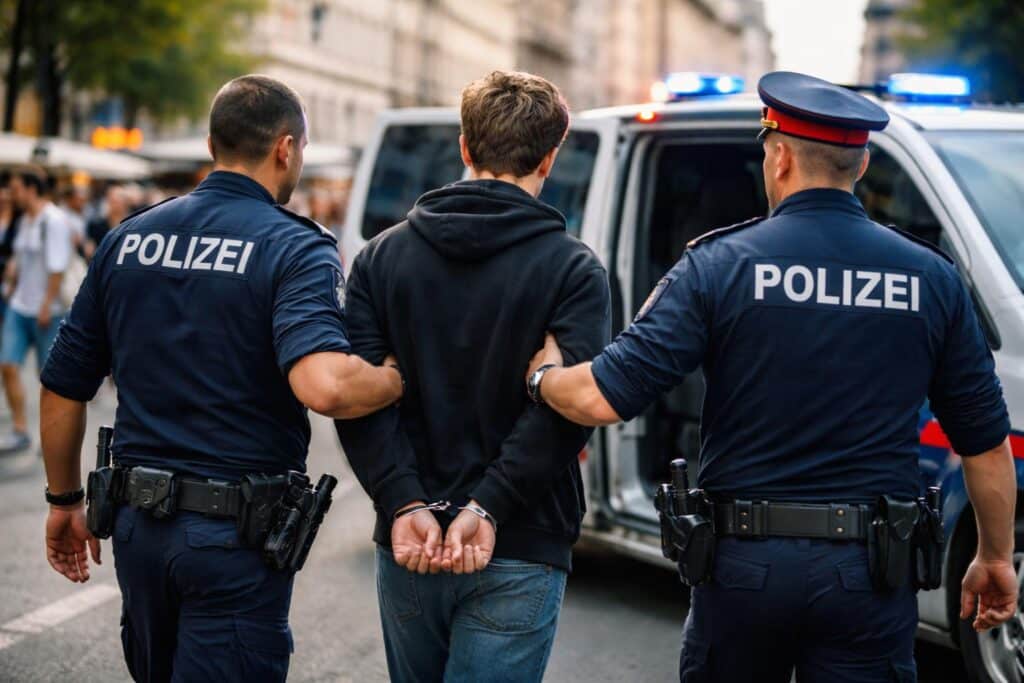 Aggressiver Jugendlicher festgenommen