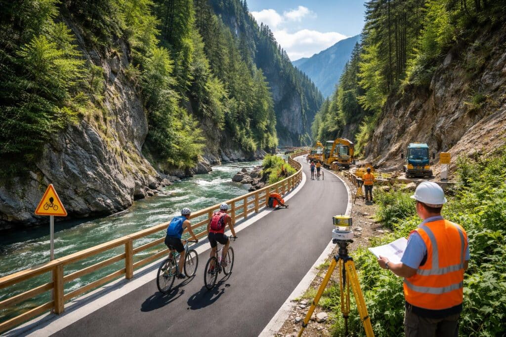 Lieserschlucht Radweg-Projekt schreitet voran
