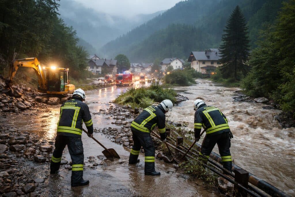 Heftiger Starkregen: Zahlreiche Einsätze in ganz Kärnten
