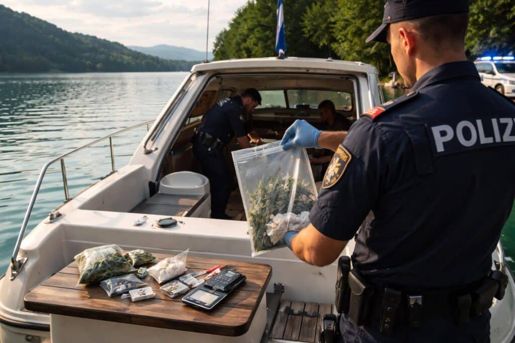 Drogenfund bei Polizeikontrolle am Völkermarkter Stausee