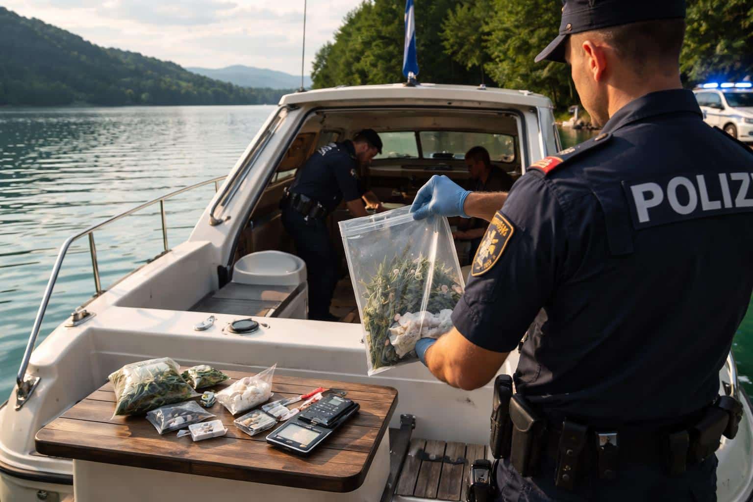Drogenfund bei Polizeikontrolle am Völkermarkter Stausee