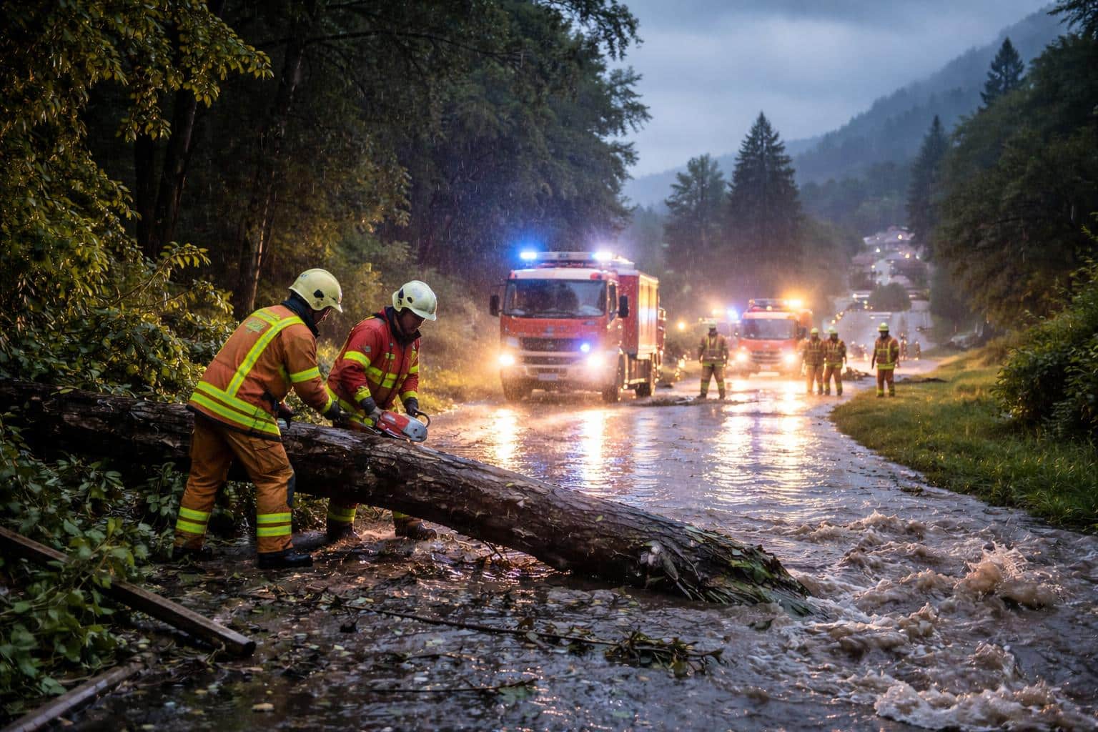 Unwetter sorgten für viele Einsätze