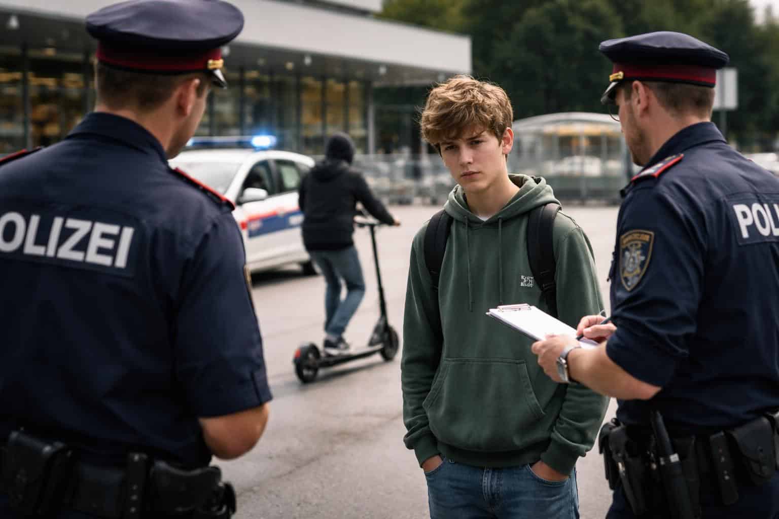 14-Jähriger von E‑Scooter gezerrt