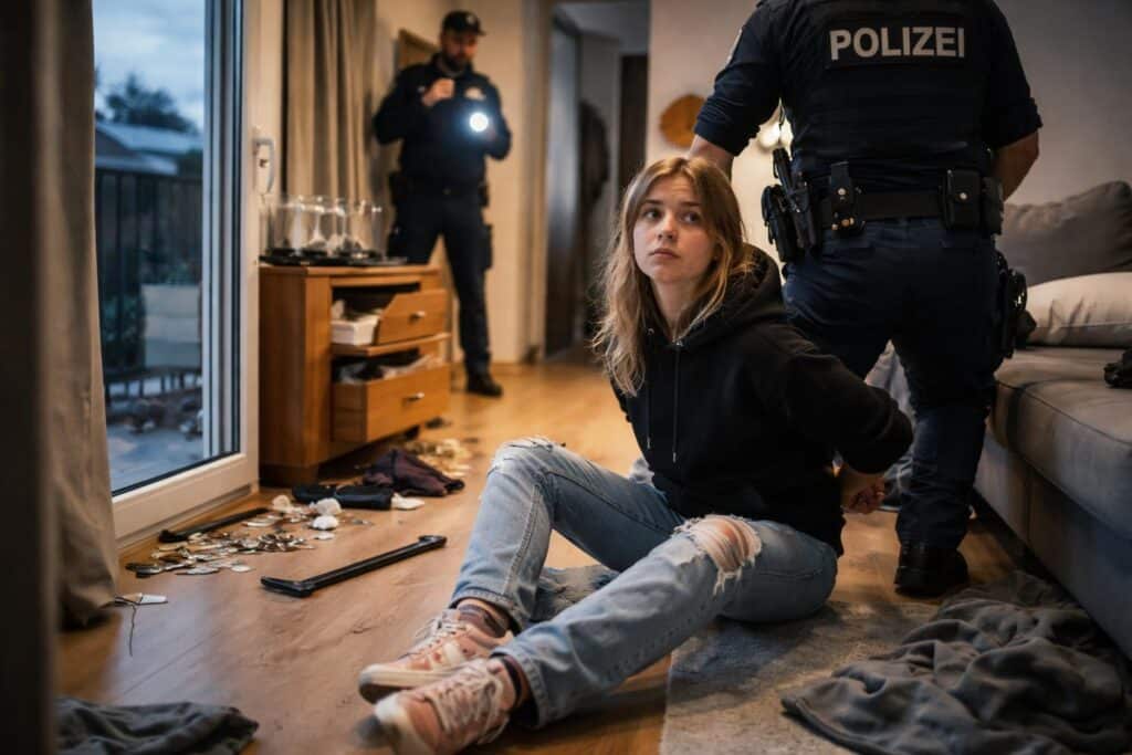 14-Jährige nach Einbruch auf frischer Tat ertappt, zweites Mädchen floh