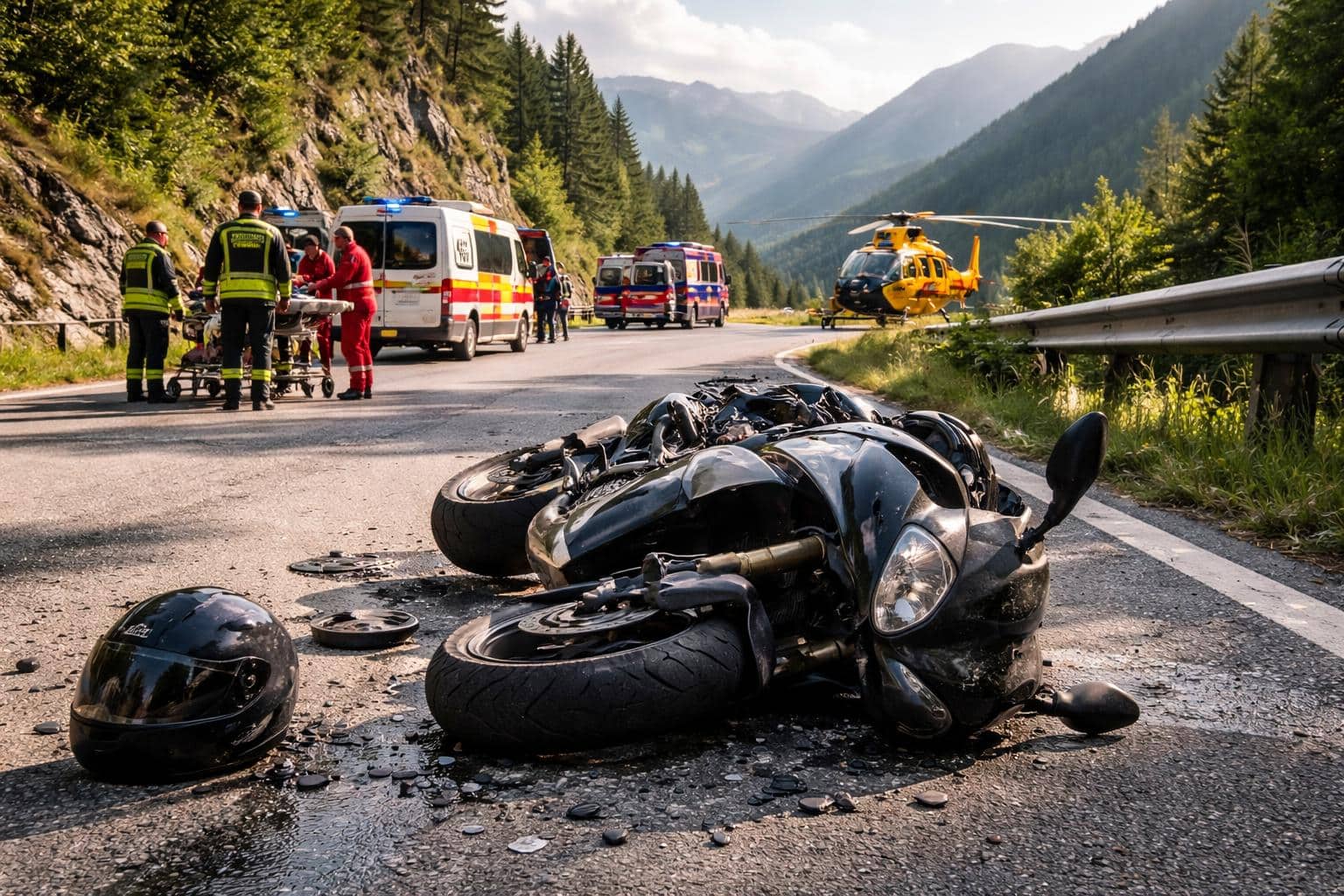 Verkehrsunfall mit Verletzung im Bezirk Spittal/Drau
