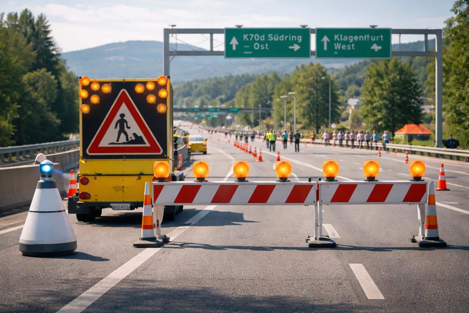 B70d Südring, A2 - Klagenfurt-Ost - A2 Zubringer Klagenfurt-West