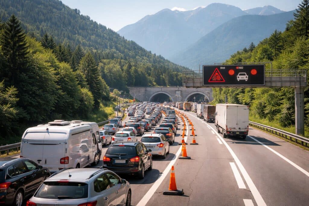 A11 Karawanken Autobahn, Villach Richtung Laibach