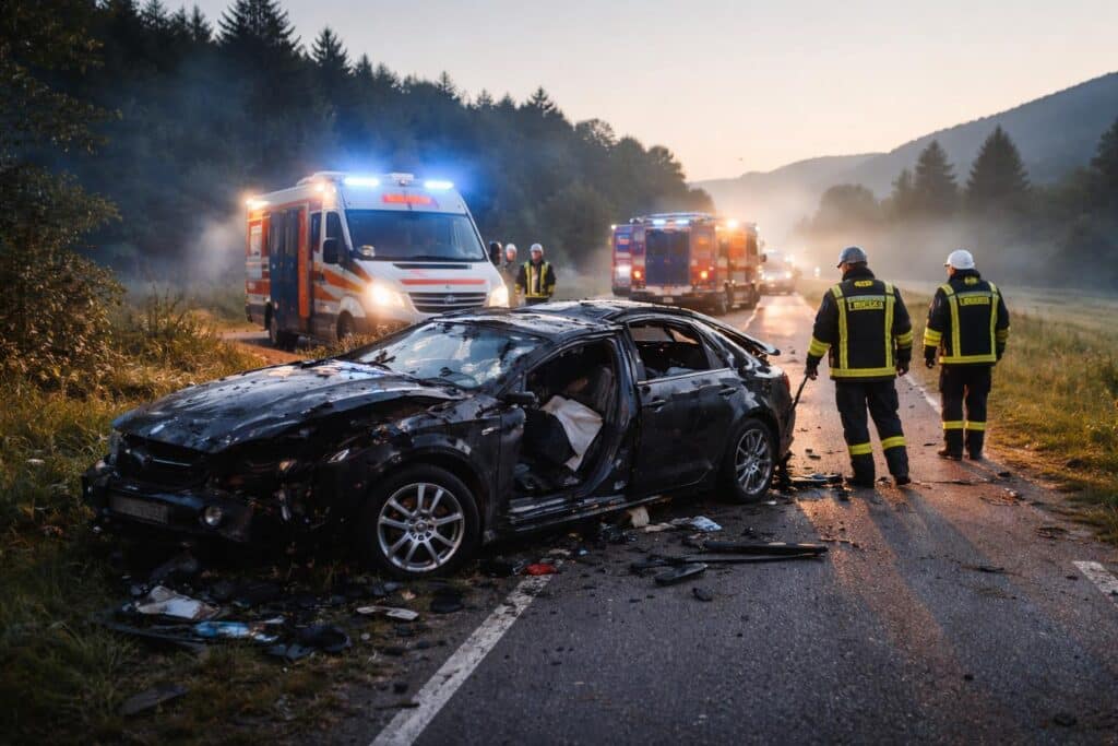 Fünf Verletzte bei schwerem Unfall in Paternion