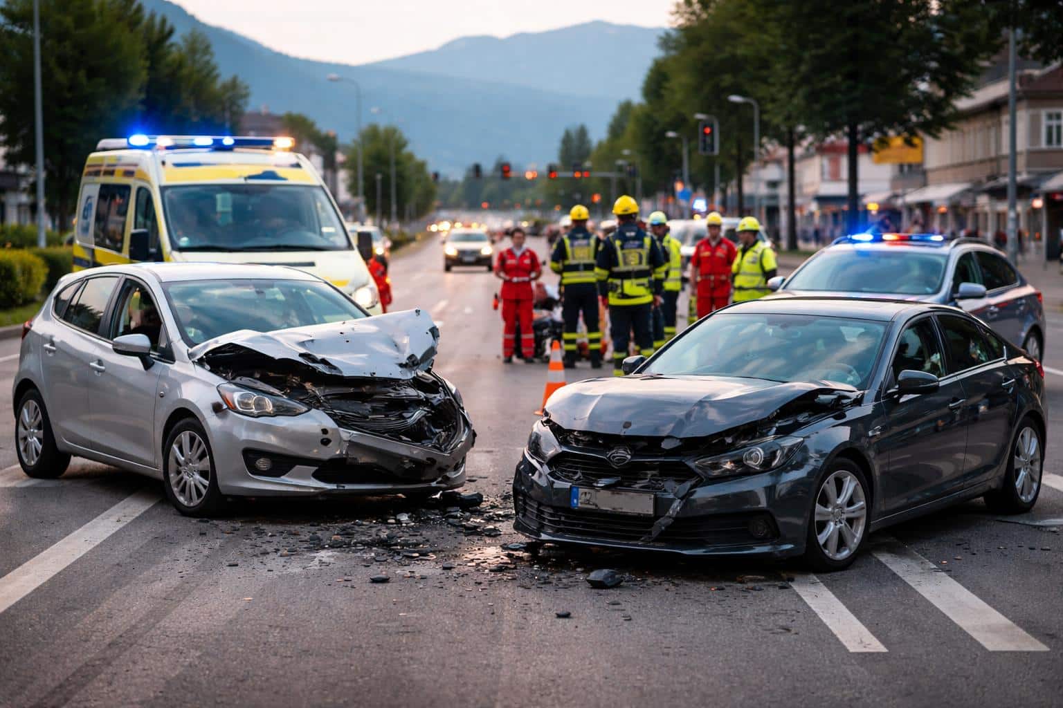 Verkehrsunfall mit Personenschaden in Villach