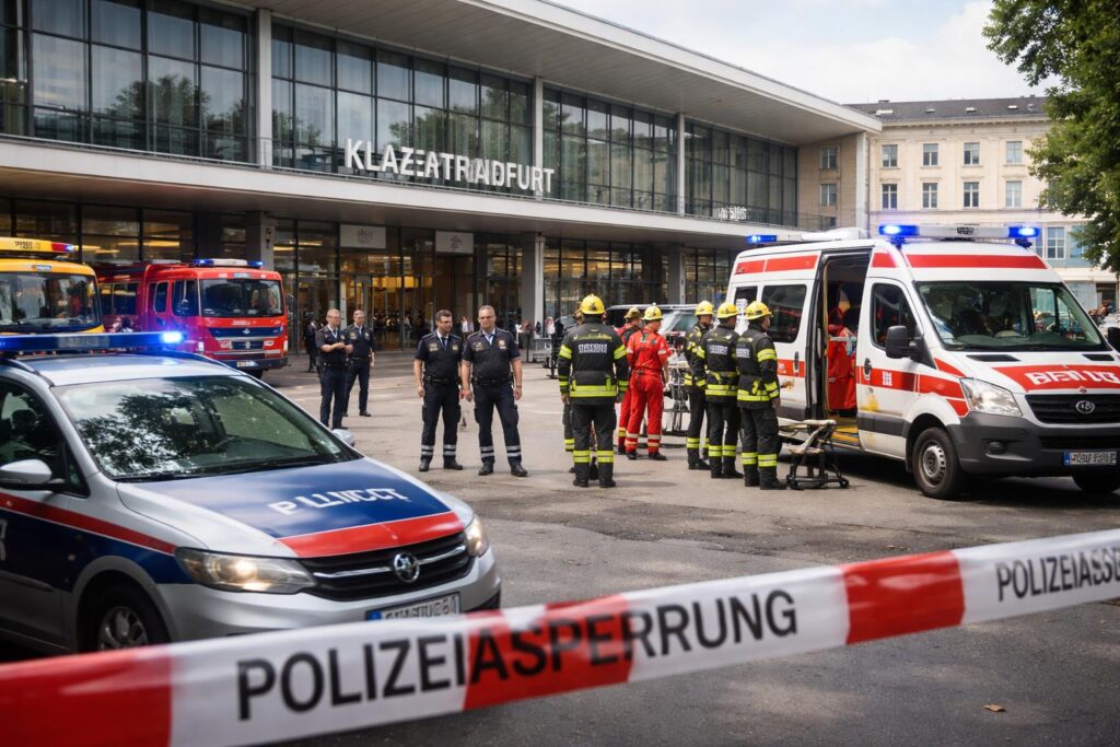 Fahrlässige Gemeingefährdung am Hauptbahnhof Klagenfurt