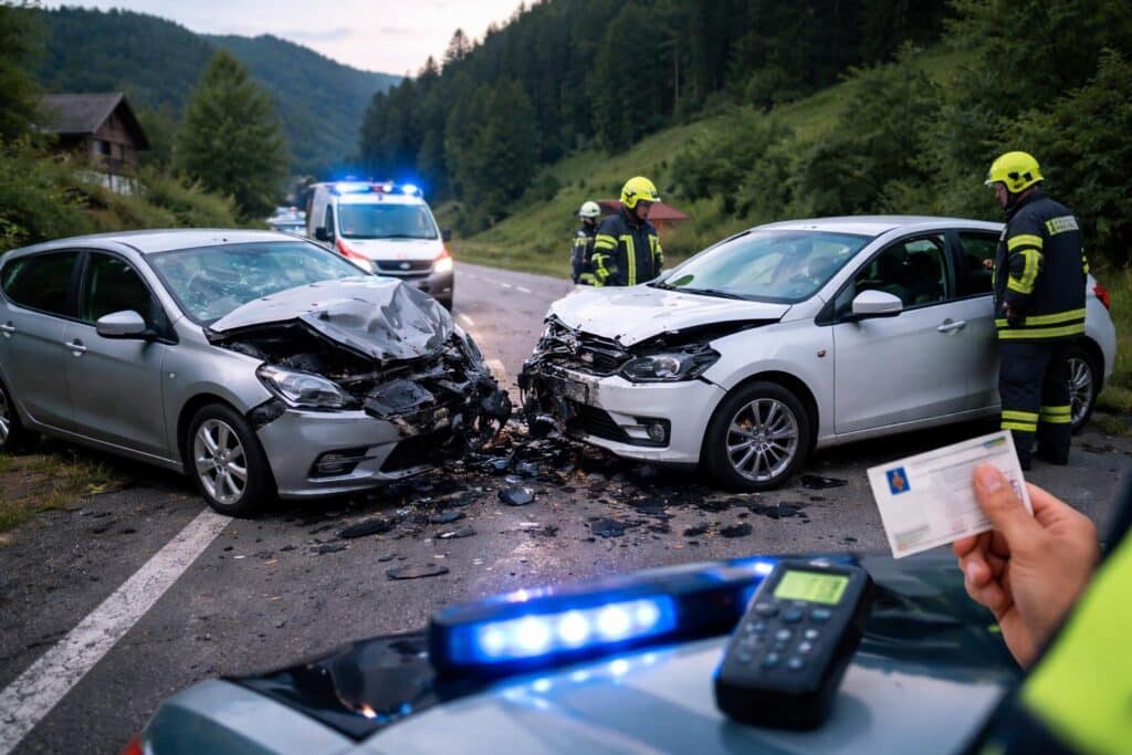 Verkehrsunfall mit Personenschaden – Alkoholisierung – Führerscheinabnahme