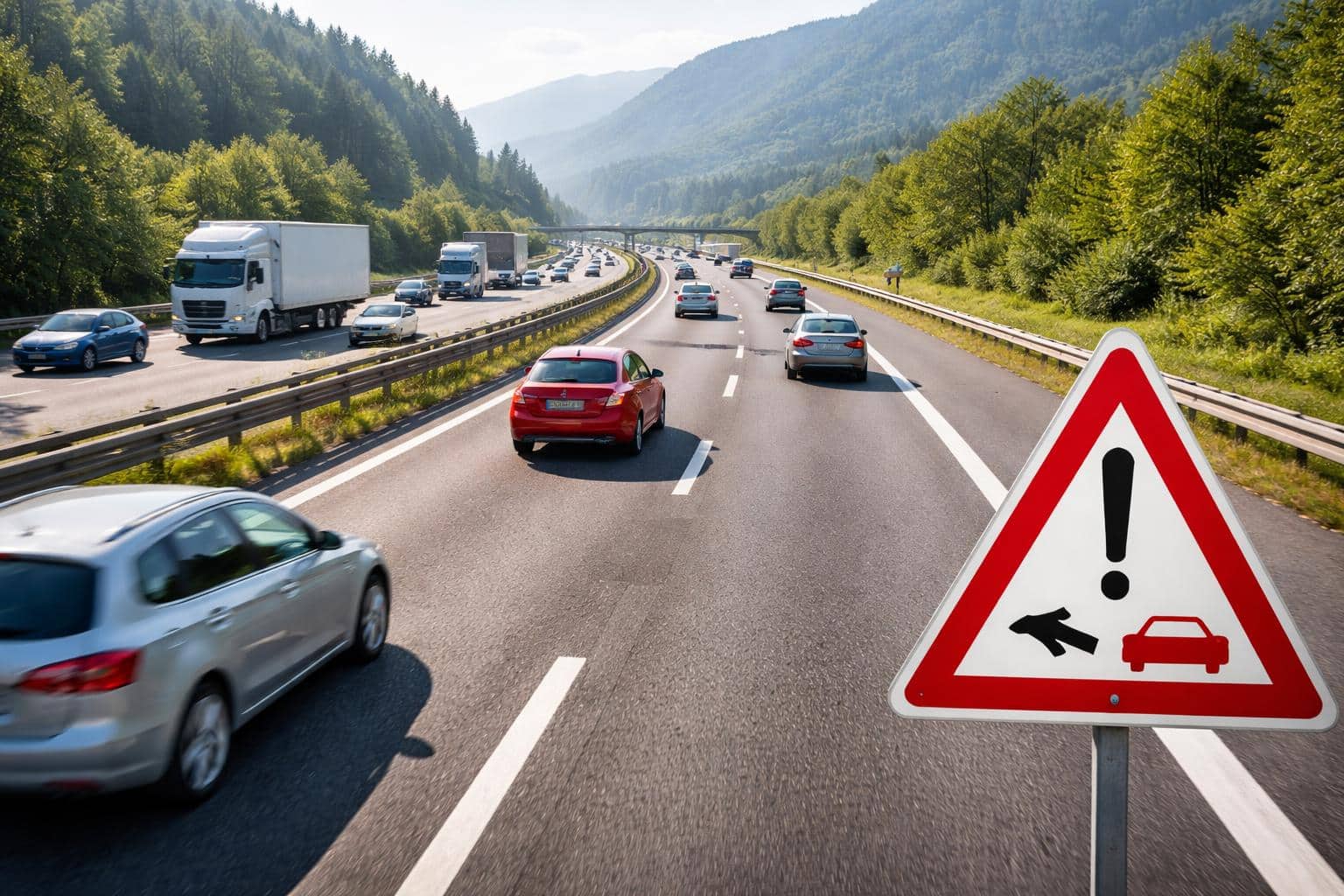 A2 Süd Autobahn, Udine Richtung Klagenfurt