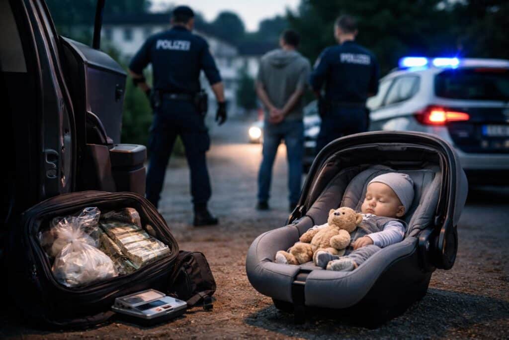 In Kärnten: Fünf Monate altes Baby zum Drogendealen mitgenommen