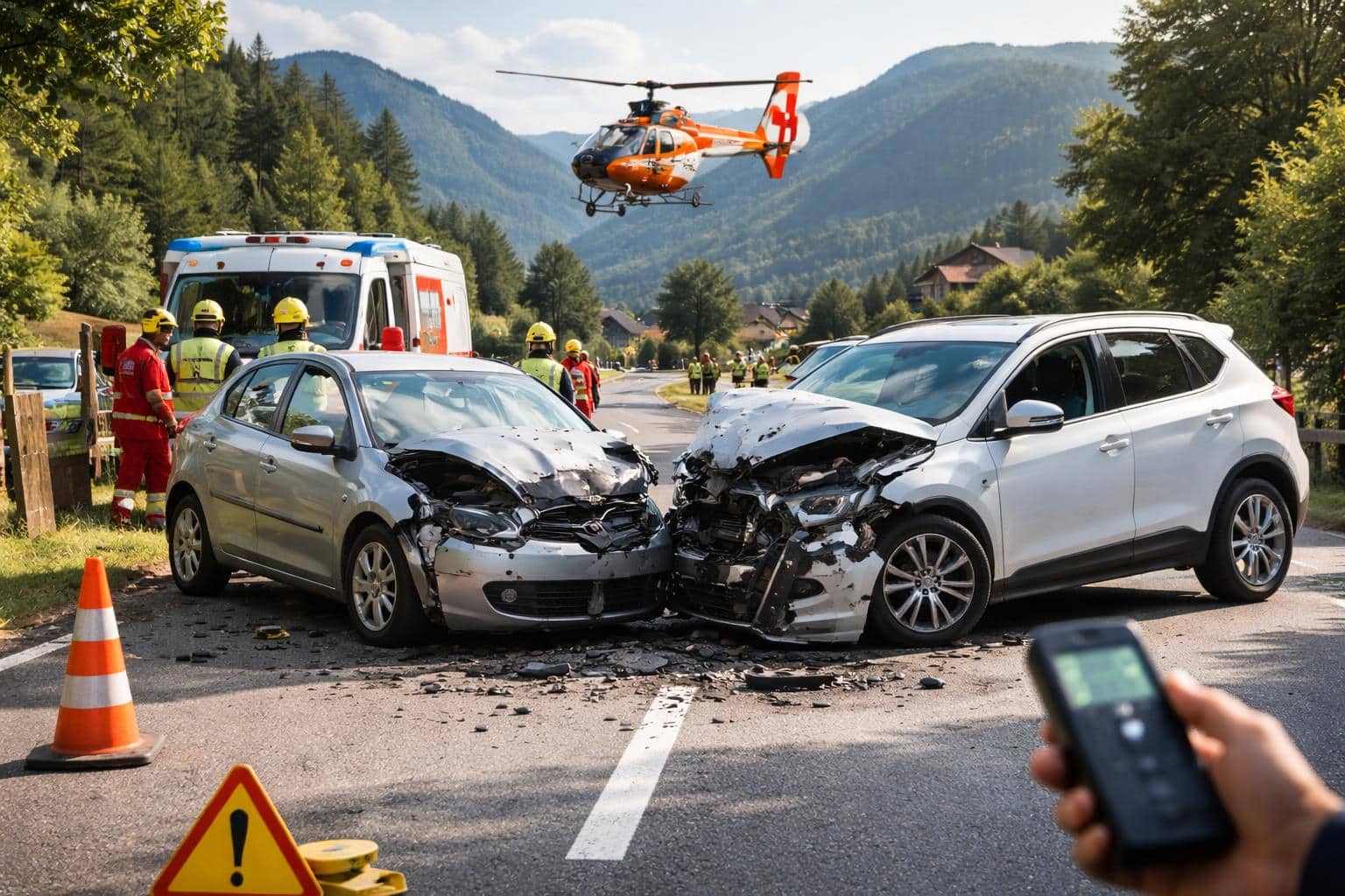 Verkehrsunfall mit Personenschaden – Alkoholisierung – Führerscheinabnahme