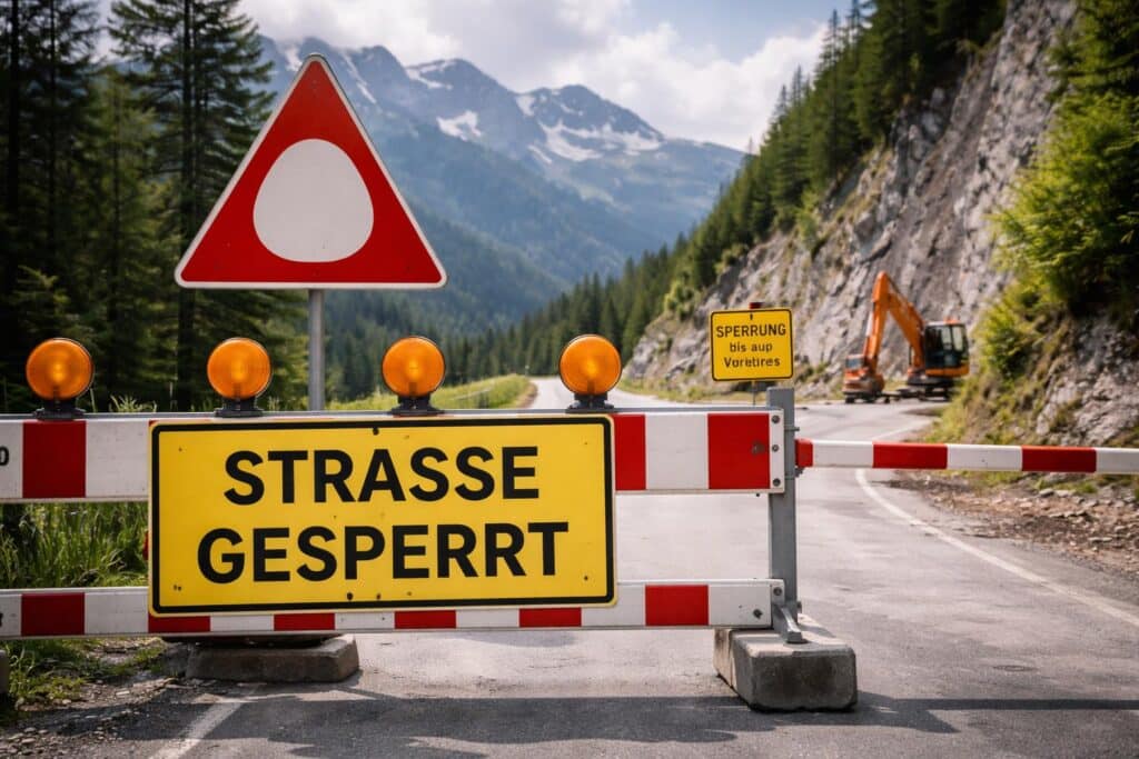 Nassfeld-Straße länger gesperrt als erwartet