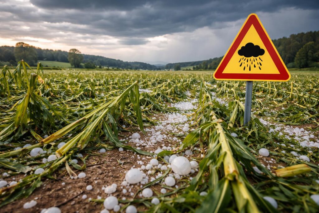 In Kärnten: Hagel verursachte große Schäden in der Landwirtschaft