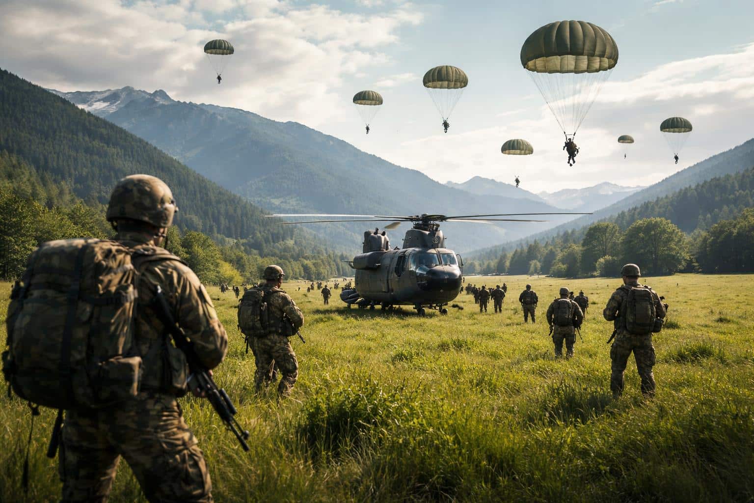 Training der 7. Jägerbrigade