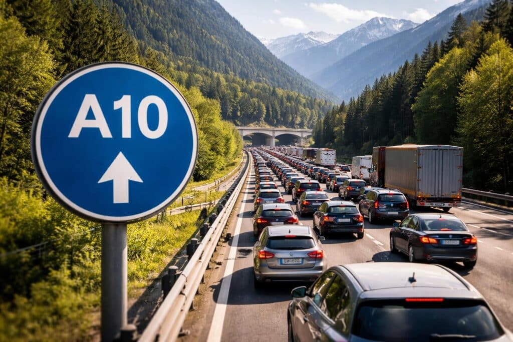 A10 Tauern Autobahn, Villach Richtung Salzburg