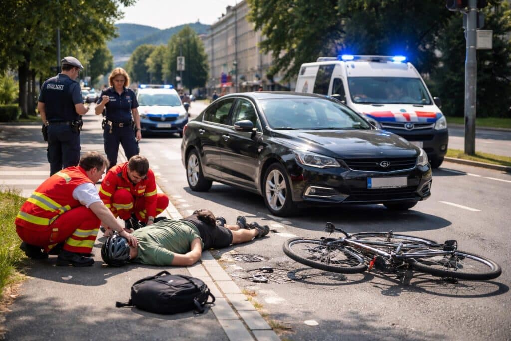 Verkehrsunfall mit Personenschaden in Klagenfurt
