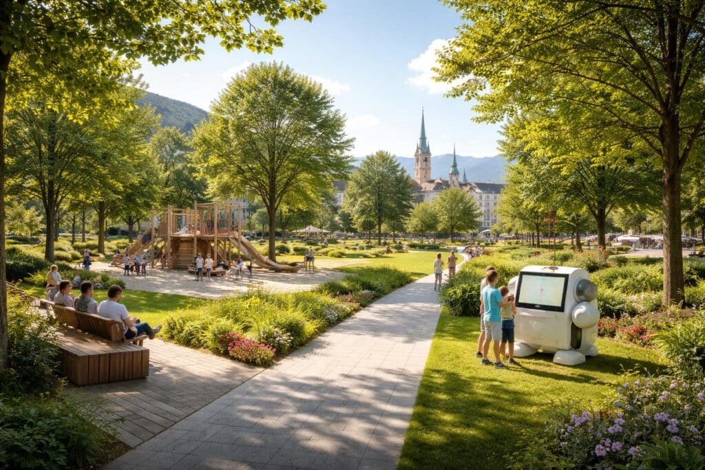 Khevenhüllerpark in Villach eröffnet