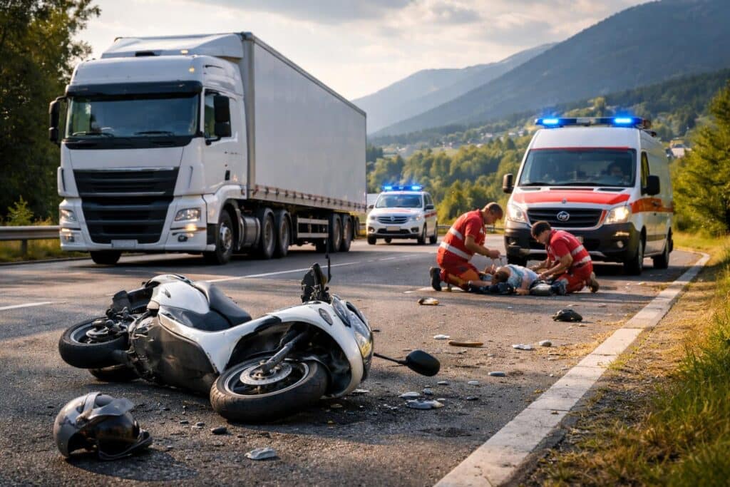 Verkehrsunfall mit Personenschaden im Bezirk Spittal/Drau