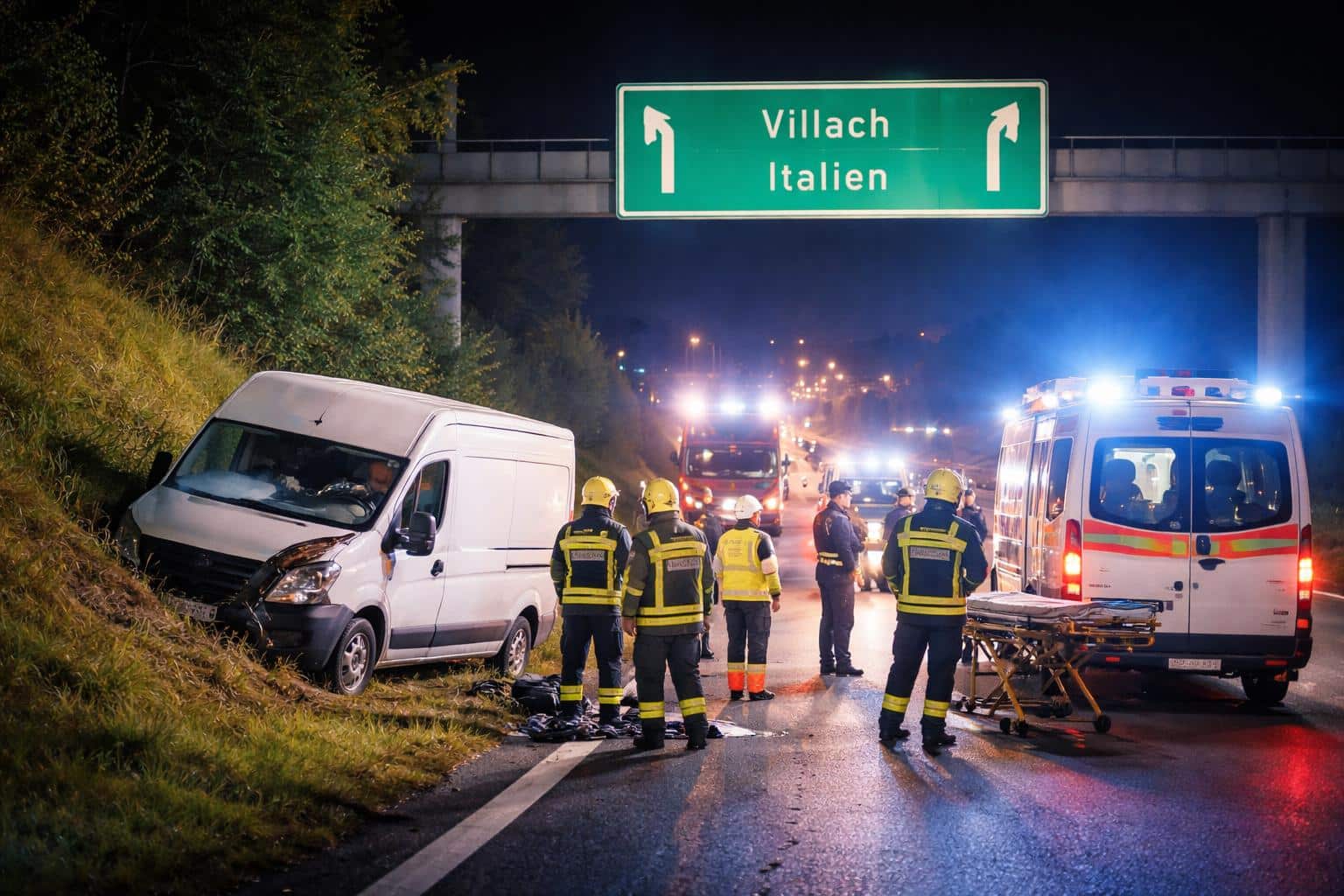 In der Nacht: Sekundenschlaf löste Unfall auf Südautobahn aus